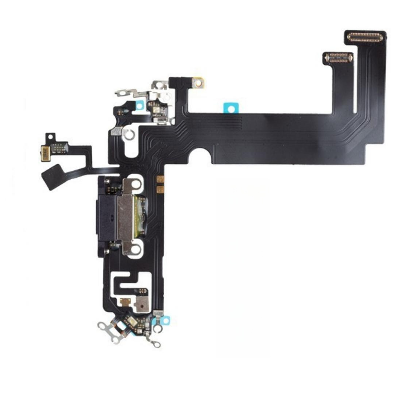 Charging Port With Microphone & Flex For Apple iPhone 12 Mini Blue Original IC